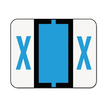 Smead Smead, A-Z COLOR-CODED END TAB FILING LABELS, X, 1 X 1.25, WHITE, 500/ROLL 67094